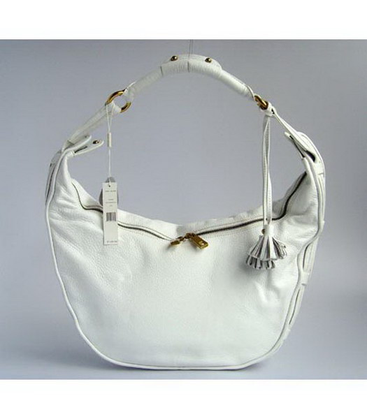 Marc Jacobs Hobo Bag_White Pelle